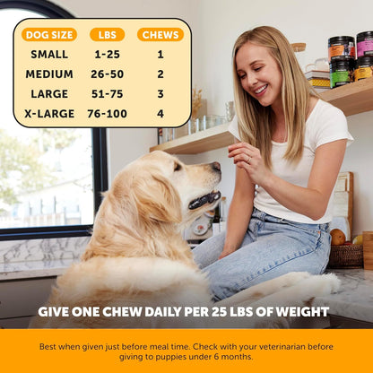 Youmile Omega 3 For Dogs - 120Ct  Fish Oil Treats - Allergy & Itch Relief Skin & Coat Supplement - Dry Itchy Skin, Anti Shedding & Hot Spots Treatment - Pet Salmon Oil Chews - Chicken Flavor Dog  Vit - LOURONA