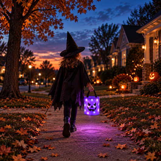 Glowpail™ LED Halloween Candy Bucket
