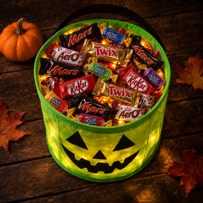 Glowpail™ LED Halloween Candy Bucket